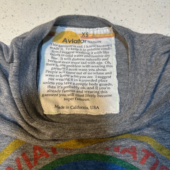 Aviator Nation pre-loved SIGNATURE BOYFRIEND TEE - Picture 9 of 16